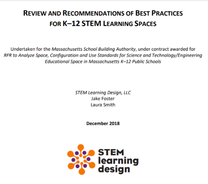 Review and recommendations of best practices for k-12 STEM learning spaces