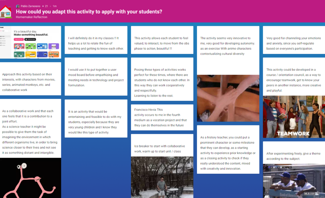 image of a informational page describing how you could adapt this activity to apply with your students