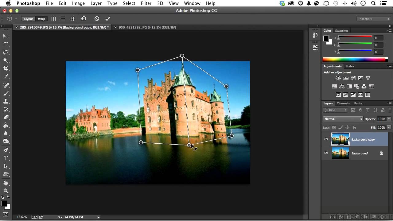 Screenshot of Adobe Photoshop interface