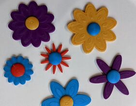 Photo of flowers created with Tinkercad